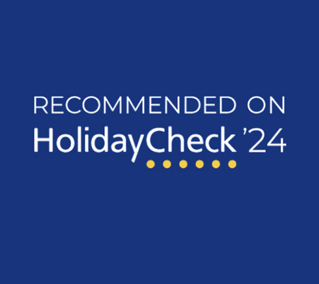 Recommended on Holidaycheck Recommended on Holidaycheck